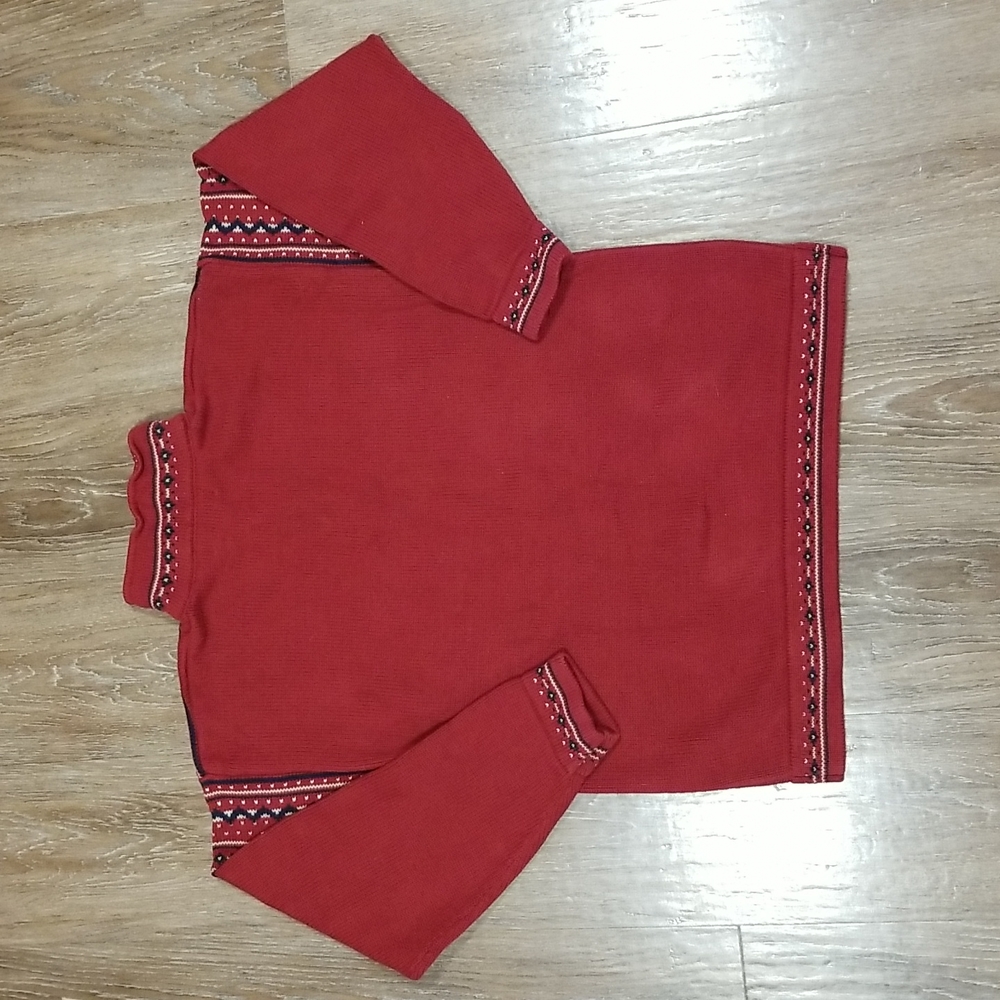 (XL) Newton Trading Co. Authentic Casual Wear 100% Cotton Knit Vintage Nordic - Picture 8 of 8